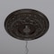 Ekena Millwork Baltimore PVC Medallion (Canopies up to 7 3/4"), 22"OD x 3 1/2"ID x 1"P, Metallic Rustic Mist CMP22BAERU - alternate 10